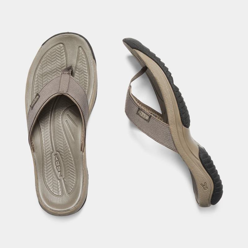 Chanclas Keen Kona Flip II Para Hombre Kaki - Sandalias Keen Mexico (950346-YNX)